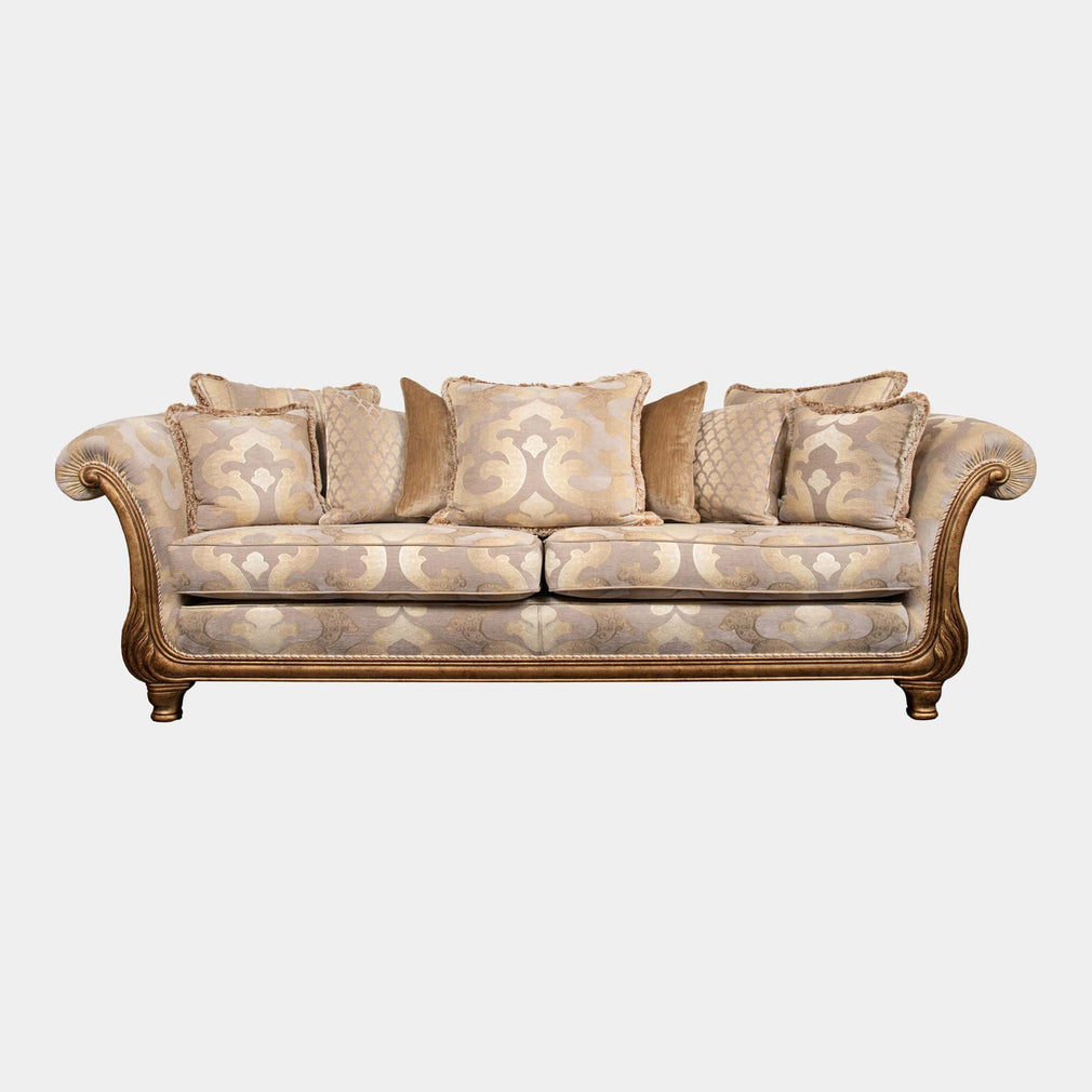 Pillow Back 4 Seat Sofa In Fabric Grade 10