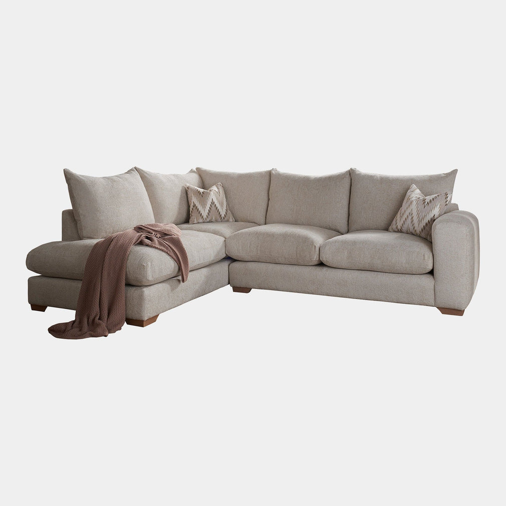 LHF Corner Group (2 Seat LHF Sofa, RHF Chaise) With Fibre Interiors In Fabric Grade C