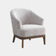 Jess - Tub Chair In Fabric Leto Natural Woven Chenille