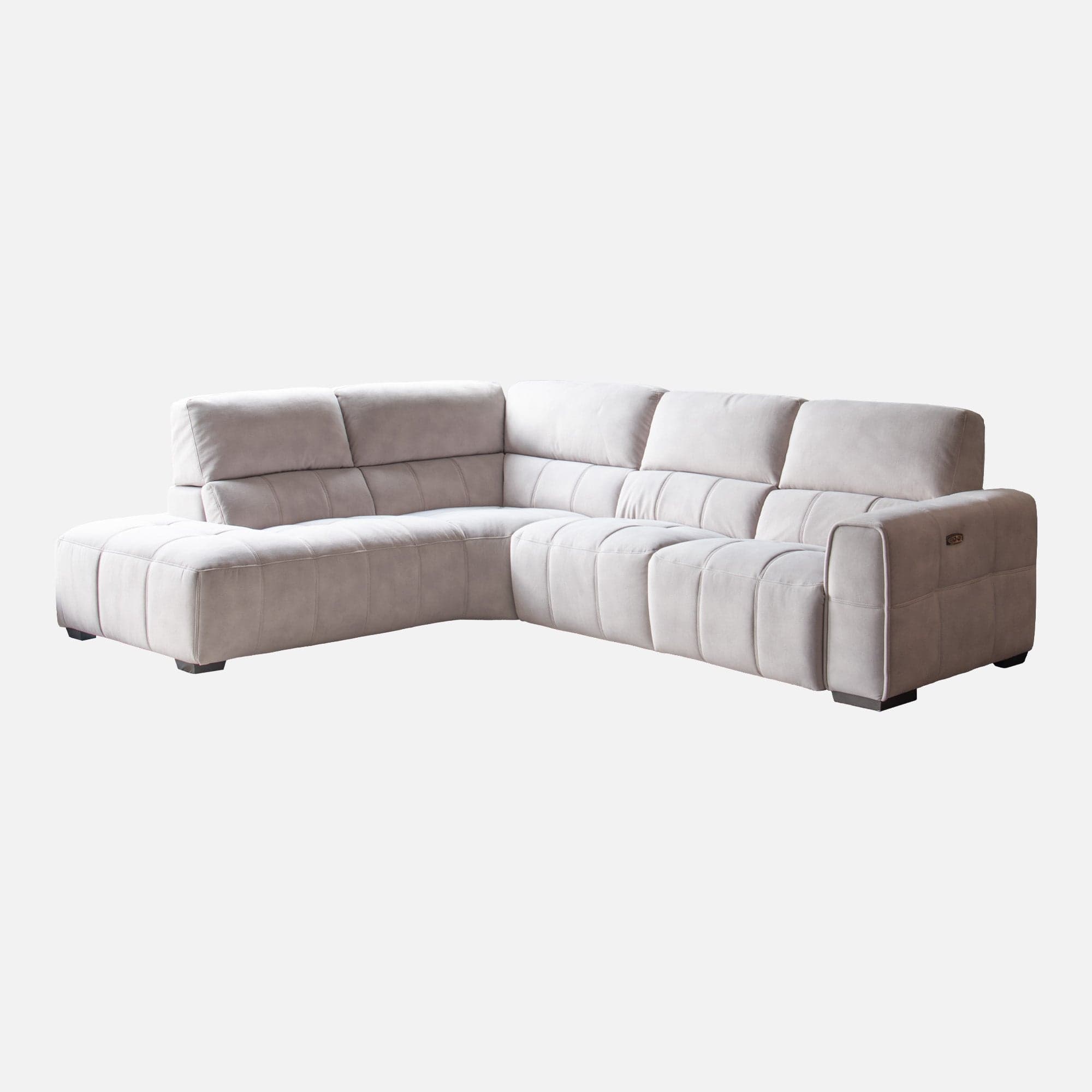 Michigan - LHF Terminal Power Recliner Corner Group In Fabric