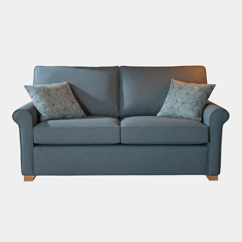 3 Seat Sofabed With Comfort Sprung Mattress In Fabric Grade SE