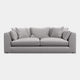 Large Sofa With Fibre Interiors In Fabric Grade C