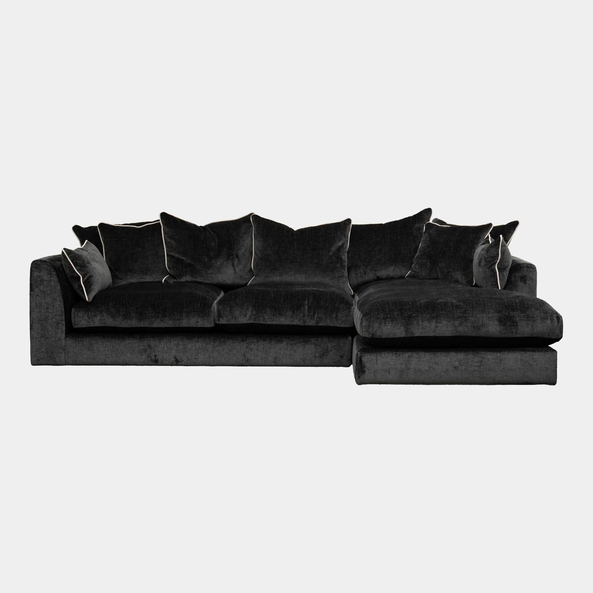 Monte Carlo - Large RHF Chaise Sofa With Encore Foam Interiors In Fabric
