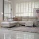 2.5 Compact Seat RHF Arm With Power Recliner/LHF Terminal Corner Group In Cat 25 Full Leather