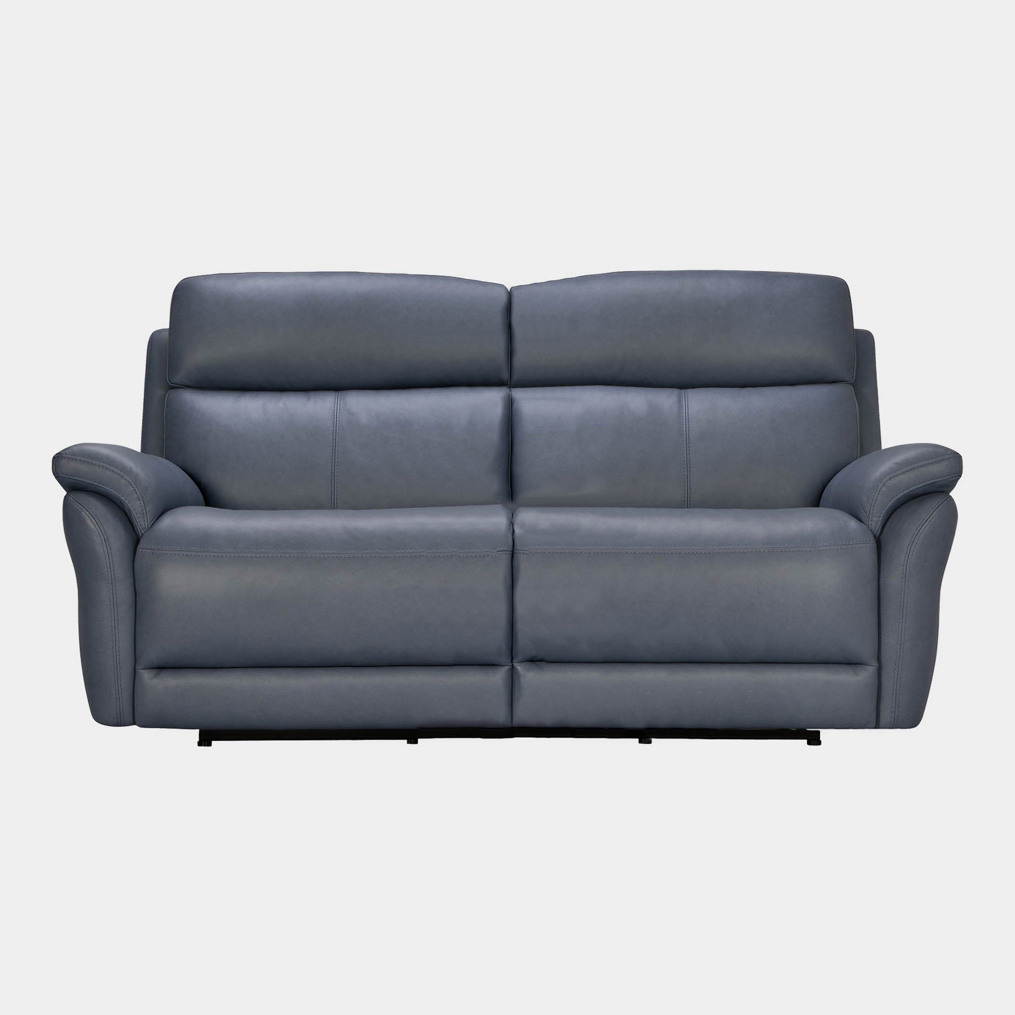 2 Seat Sofa With Zero Gravity Power Recliners & Headrest In Leather Cat 15 H/H H8337 Charcoal