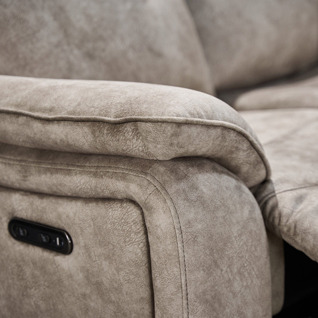 Novella - 3 Seat Sofa With Power Recliner In Fabric Grade F6
