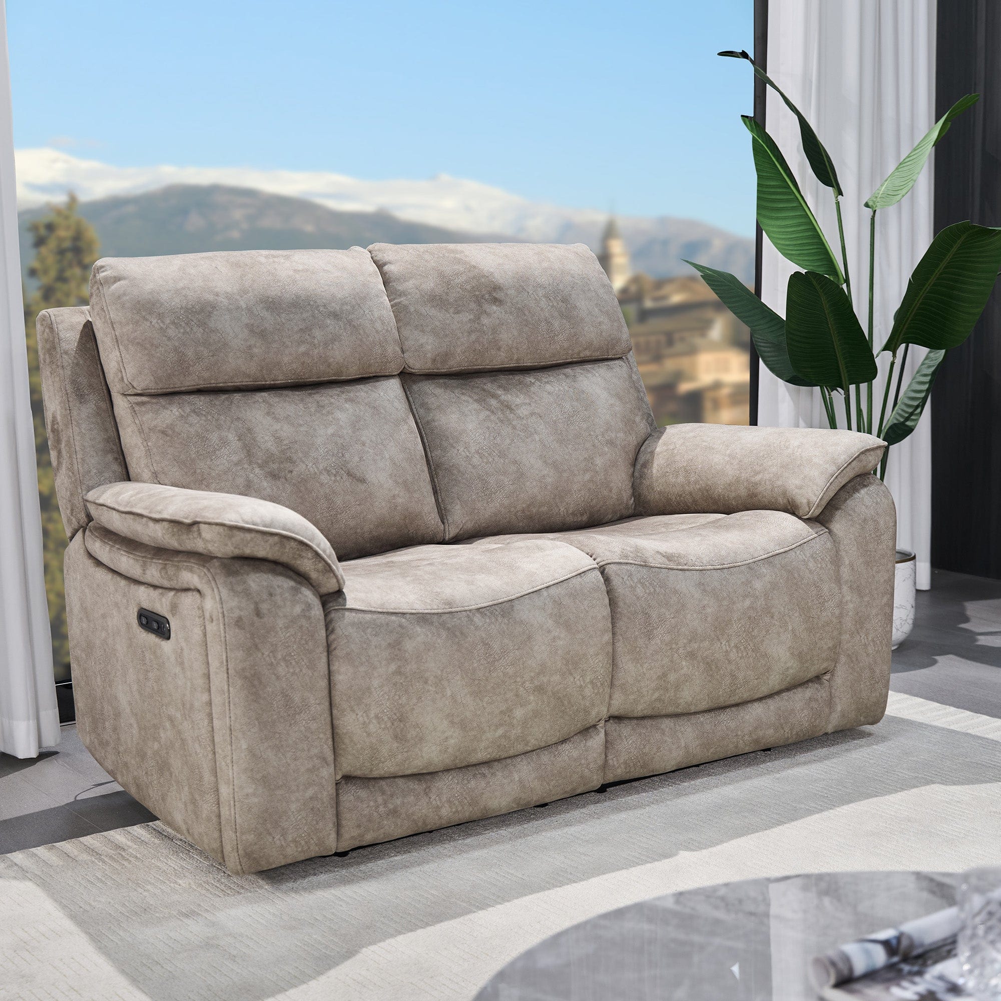 Novella - Power Recliner 2 Seat Sofa In Fabric