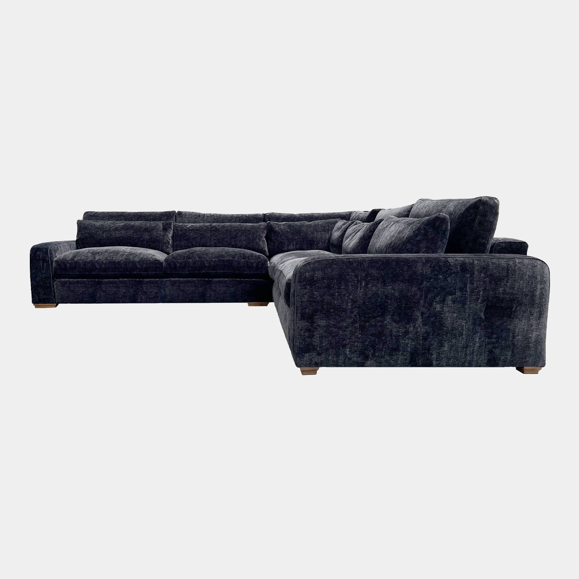 Oberon - 2 Seat LHF Arm, Corner, 2 Seat RHF Arm (Fibre Interior) In Fabric Verbier/Zonda