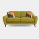 Orla Kiely Laurel - Large Sofa In Fabric Premium Plain