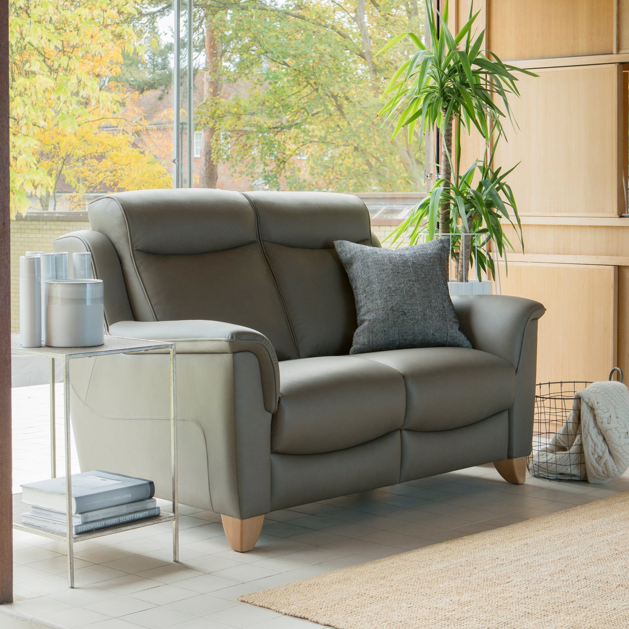 2 Seat Sofa In Leather