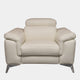Portofino - Chair With Small Arms In Leather Cat L15