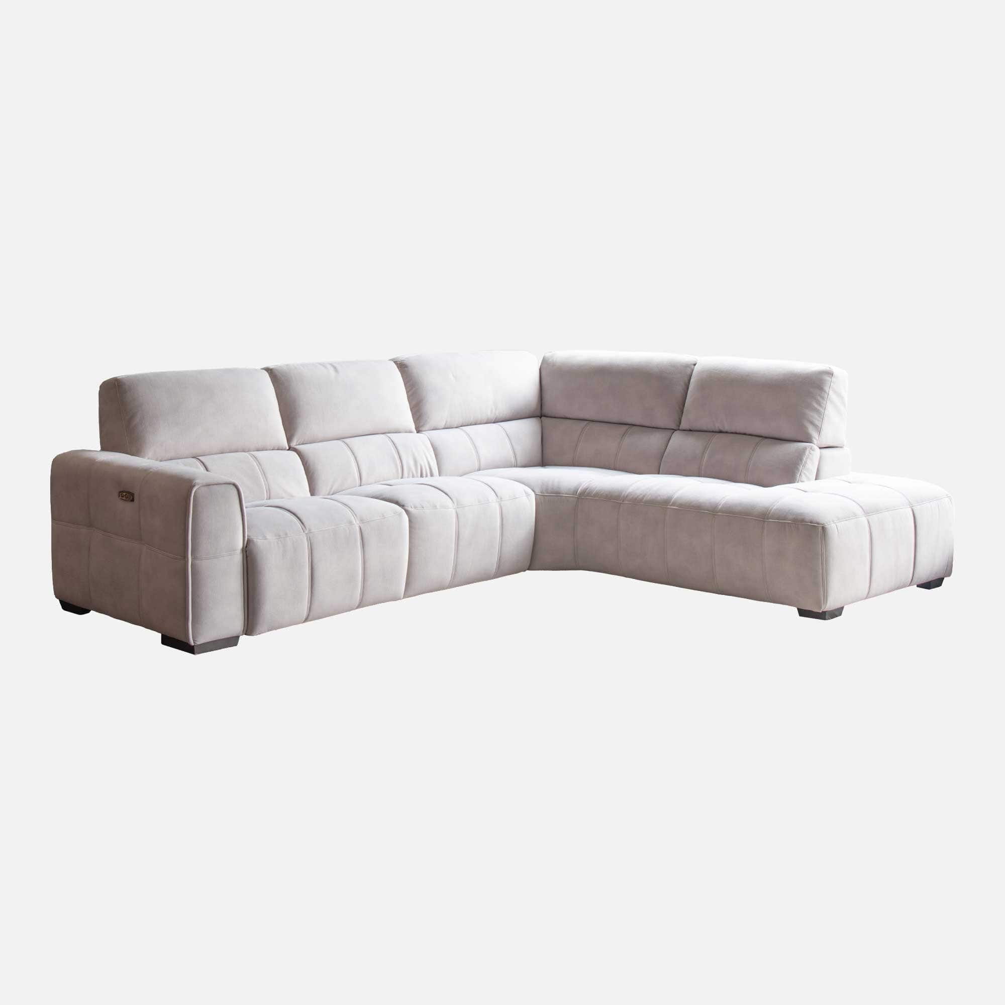 Michigan - RHF Terminal Power Recliner Corner Group In Fabric