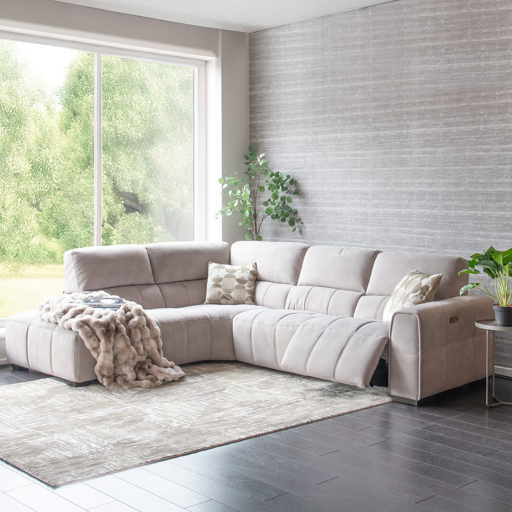 Michigan - RHF Terminal Power Recliner Corner Group In Fabric