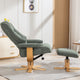 Royale - Swivel Recliner Chair & Footstool, Fabric