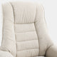 Royale - Swivel Recliner Chair & Footstool, Fabric