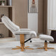 Royale - Swivel Recliner Chair & Footstool, Fabric