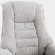 Royale - Swivel Recliner Chair & Footstool, Fabric