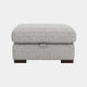 Small Storage Stool (With Foam Seat Interior) In Grade C Fabric