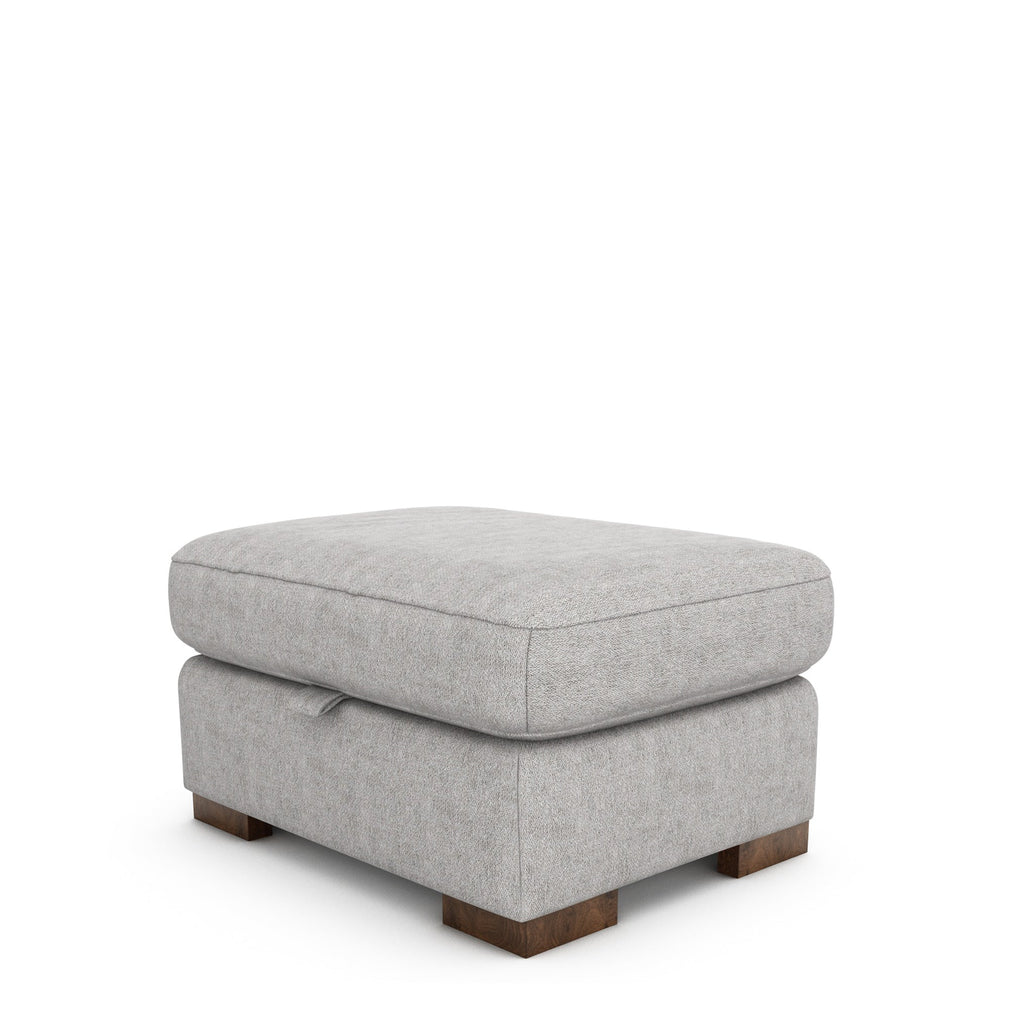 Small Storage Stool (With Foam Seat Interior) In Grade C Fabric