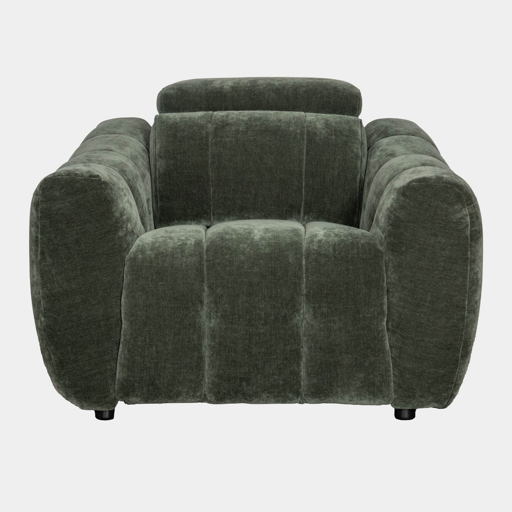 Power Recliner Chair In Fabric Grade F8 Manhatten Pine 58001