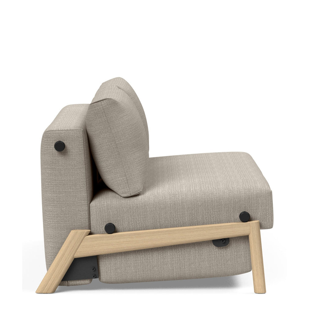 Sofabed 140cm In Fabric 579 Kenya Gravel