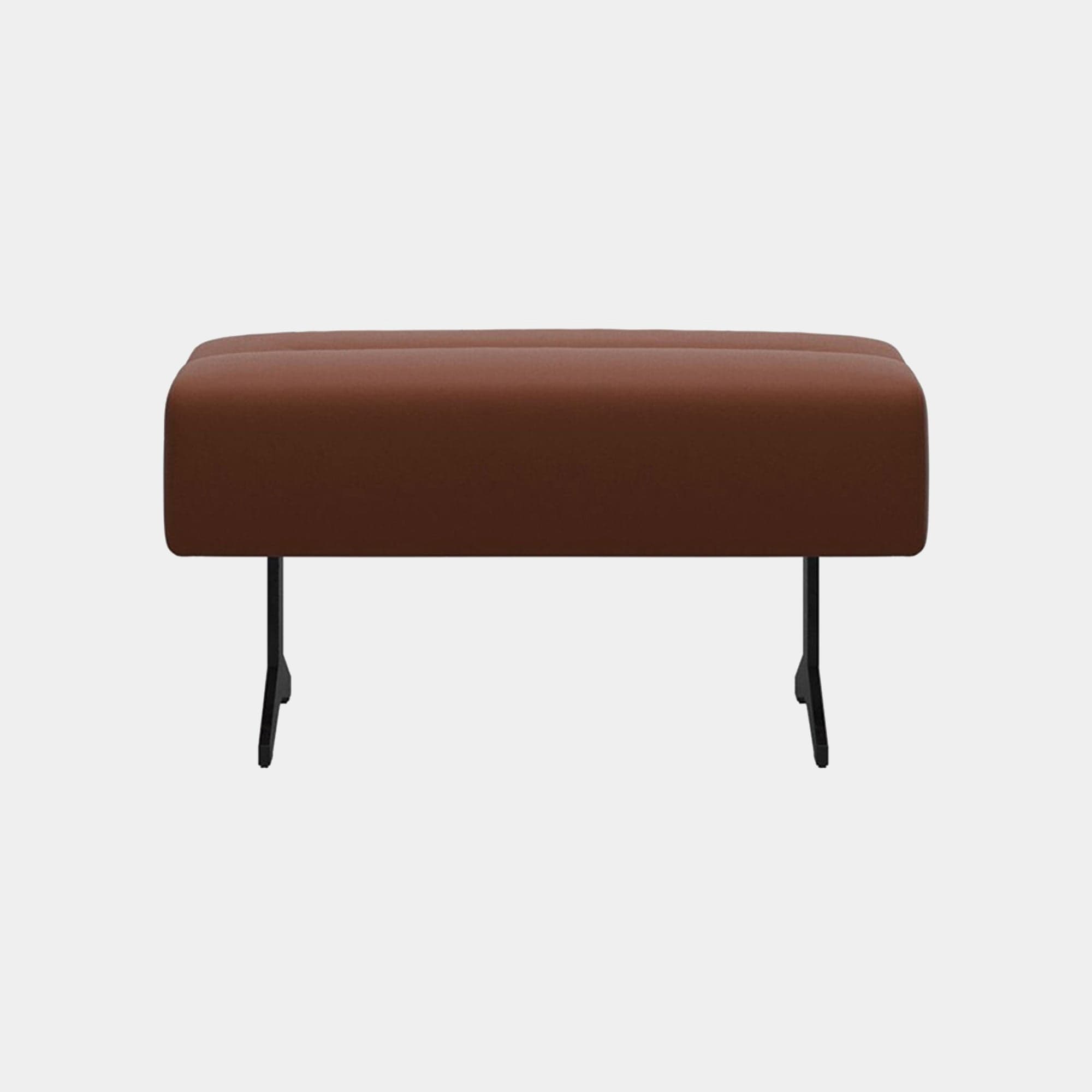 Stressless Stella - Large Ottoman In Leather Paloma Copper With Matt Black Foot