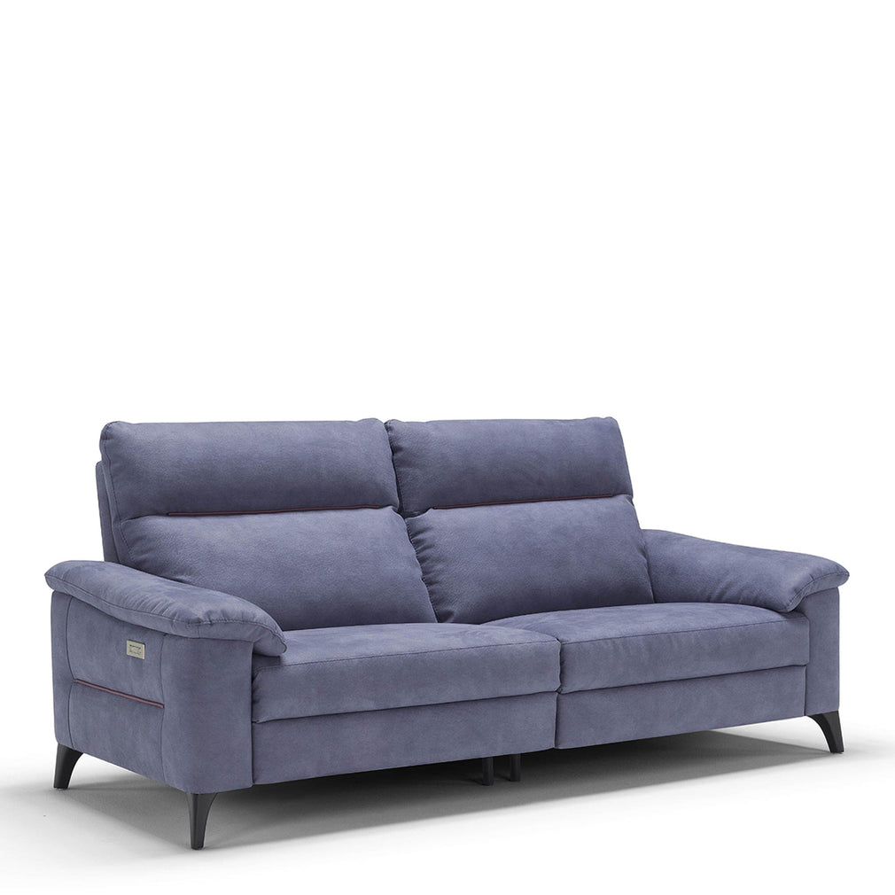 Treviso - 3 Seat 2 Power Recliner Sofa In Fabric Or Leather Microfibre