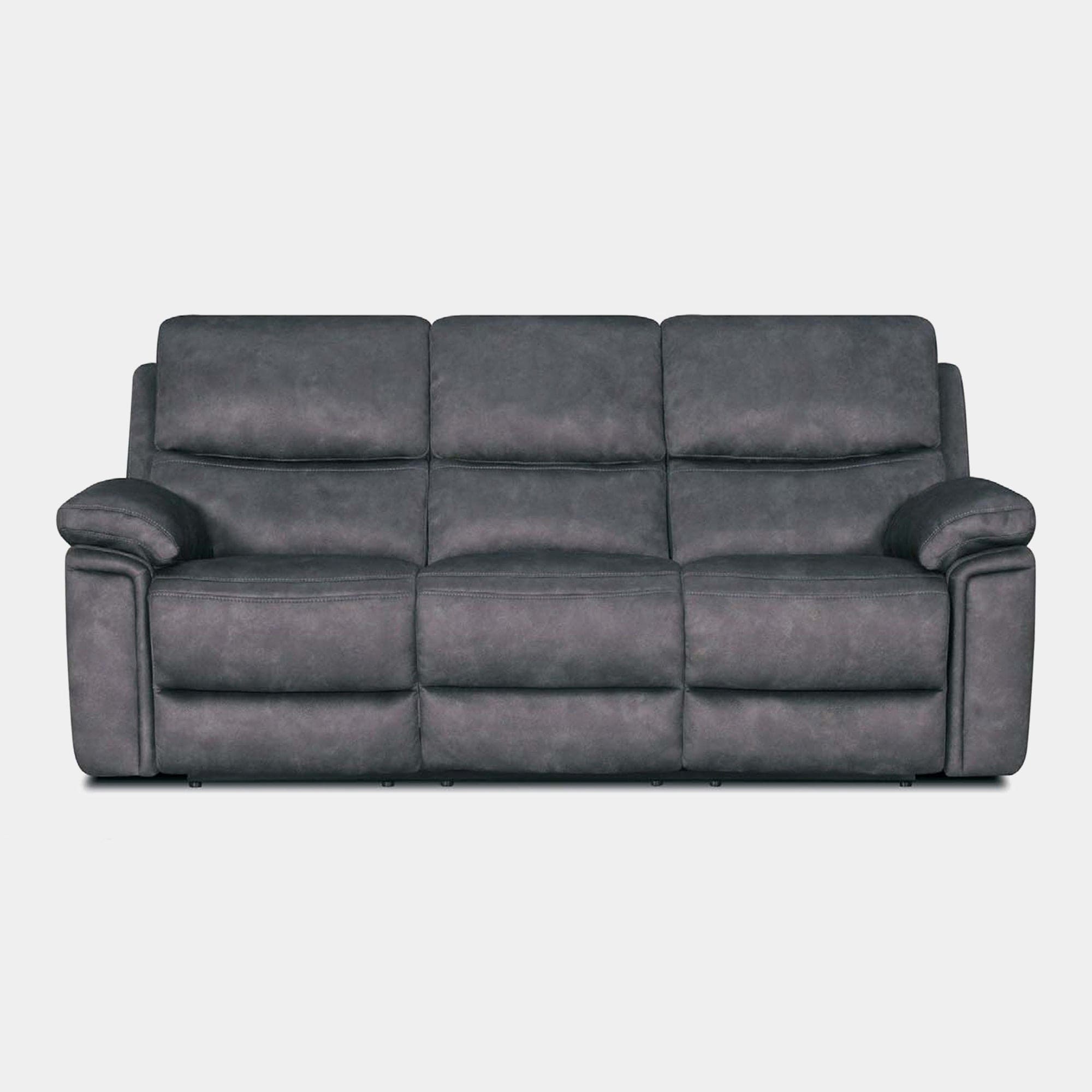Tampa - 3 Seat Sofa In Fabric Or Leather Fabric Grade BSF20