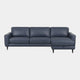 Volante - 2.5 Seat Sofa Bed With RHF Chaise With Foam Mattress In Leather