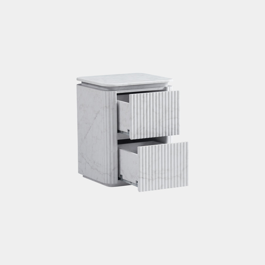 Valentina - 2 Drawer Bedside Table