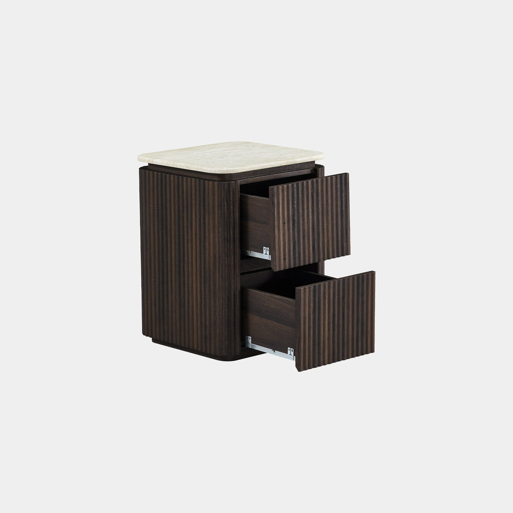 Aurelia - 2 Drawer Bedside Table