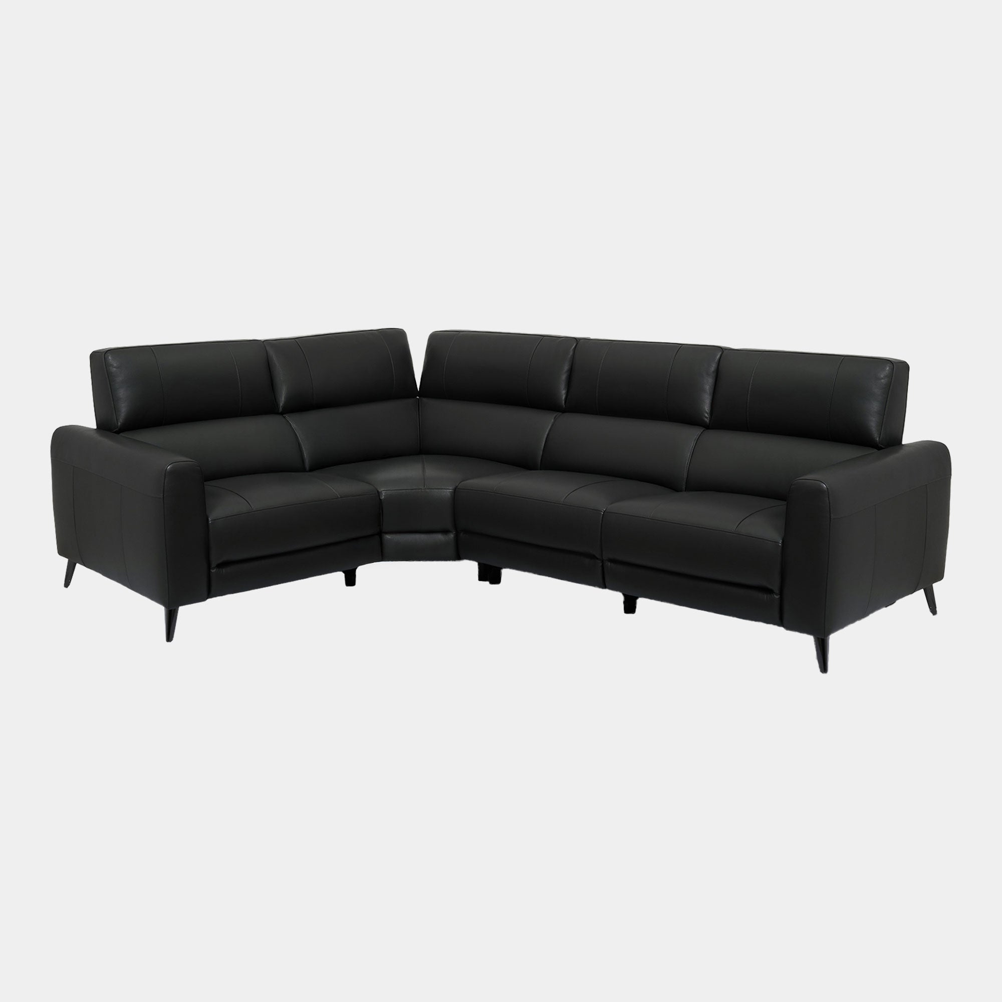 Hamilton - 1 Corner 2 Power Recliner Corner Sofa, Leather