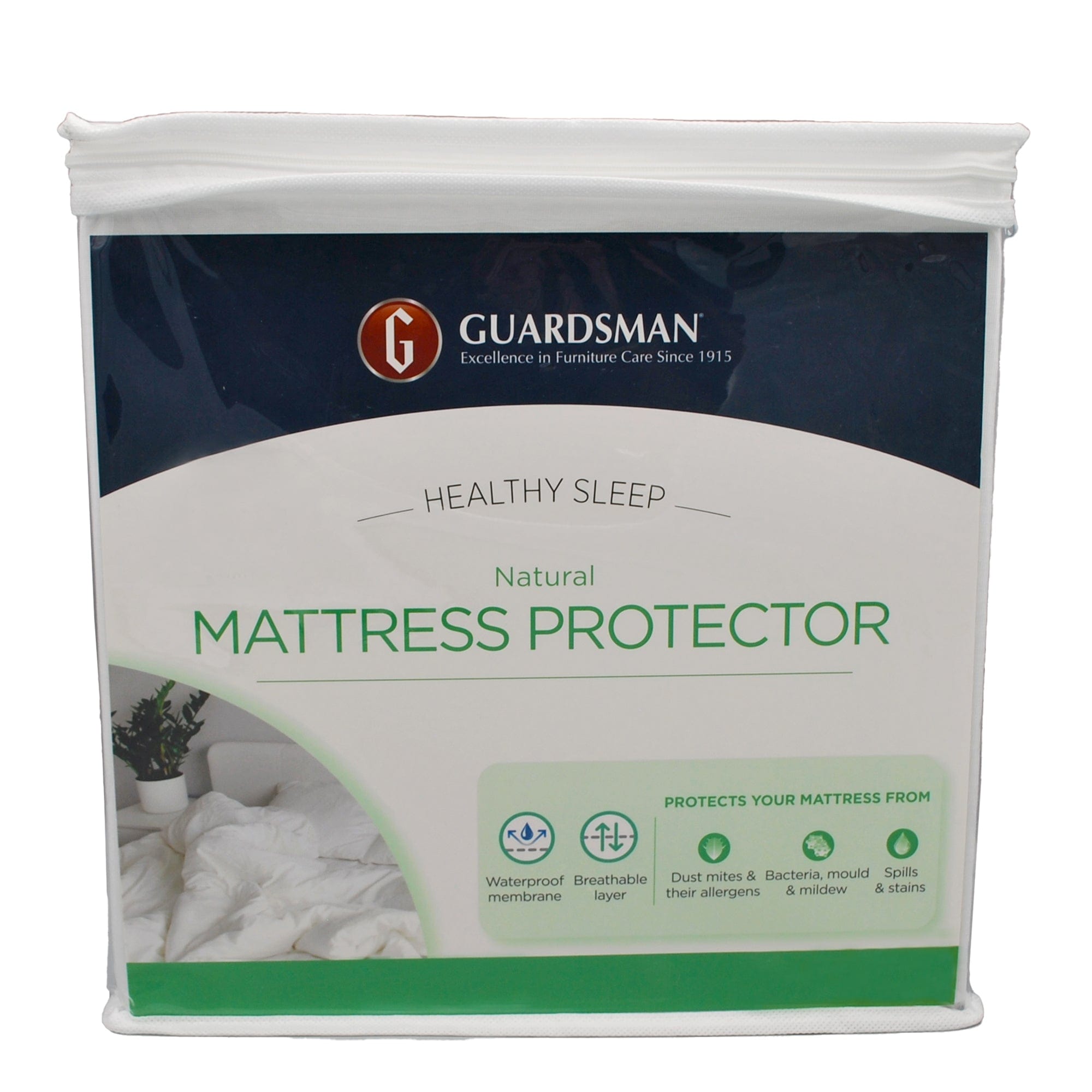 Guardsman - Natural Mattress Protector 135cm Double