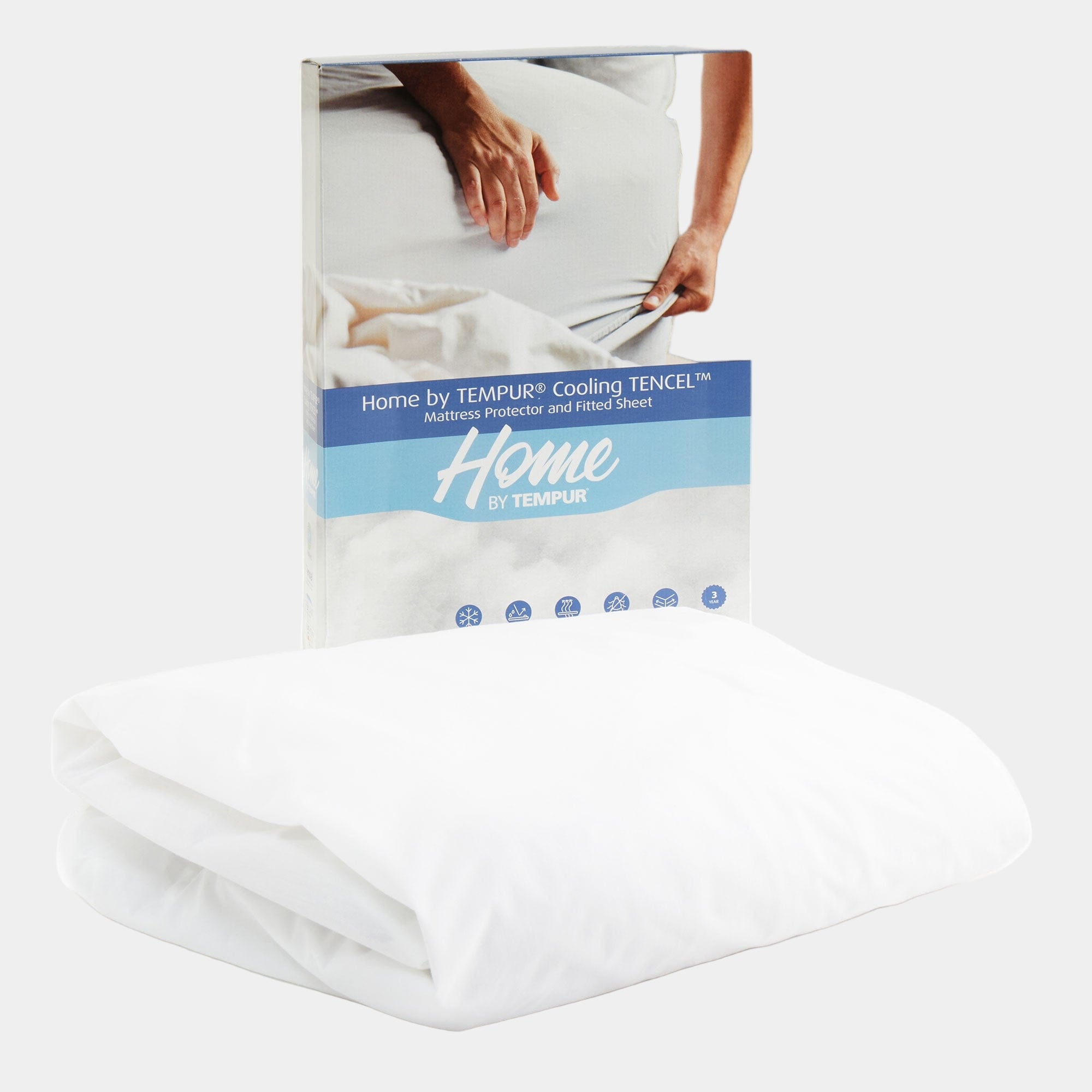 Tempur - Cooling TENCEL Mattress Protector & Sheet