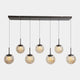 Lyra Bronze - Bar Pendant Ceiling Light, 7 Light
