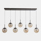 Lyra Bronze - Bar Pendant Ceiling Light, 7 Light