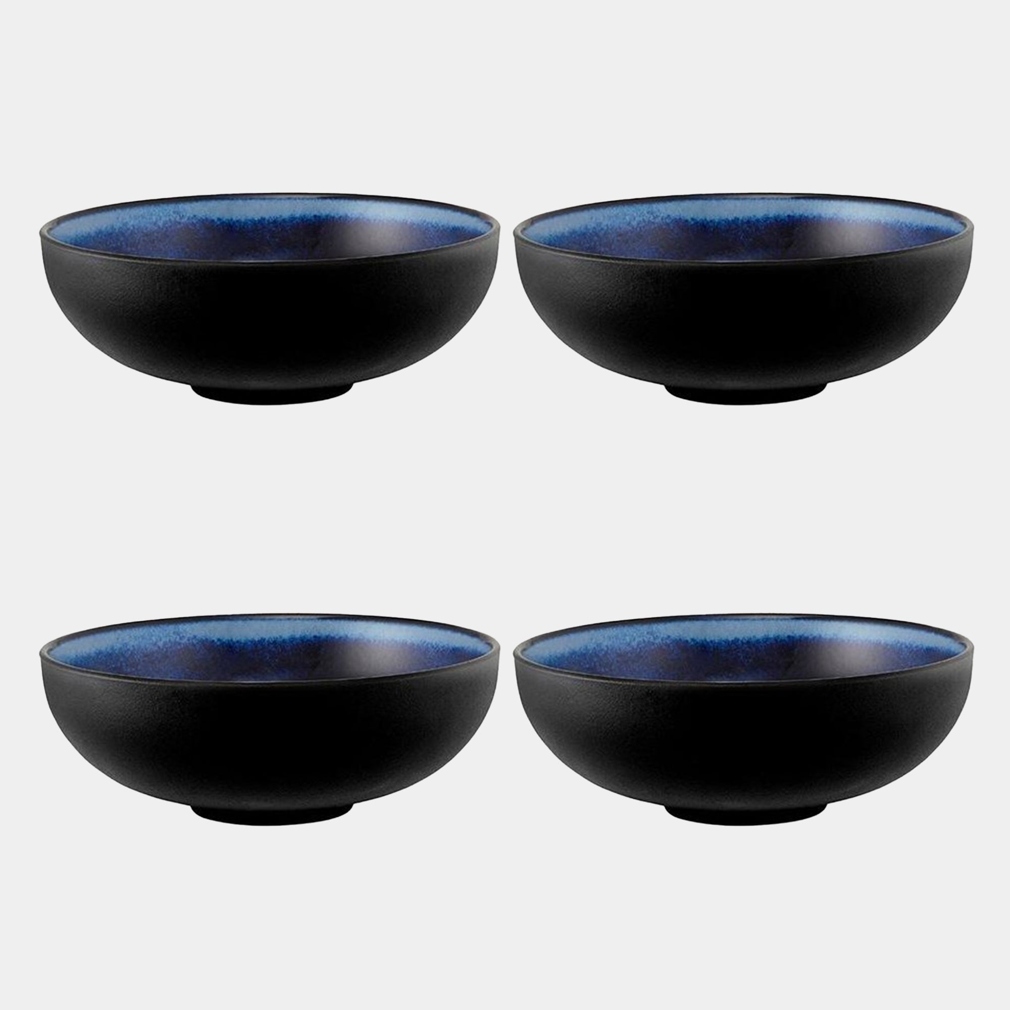 Maxwell & Williams - Caviar Midnight Coupe Bowl, Set of 4