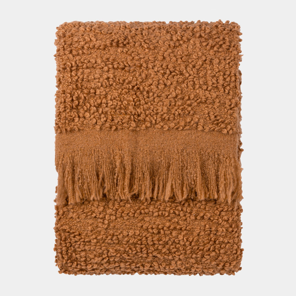 Dundee Ginger - Wool Blend Throw 130x180cm