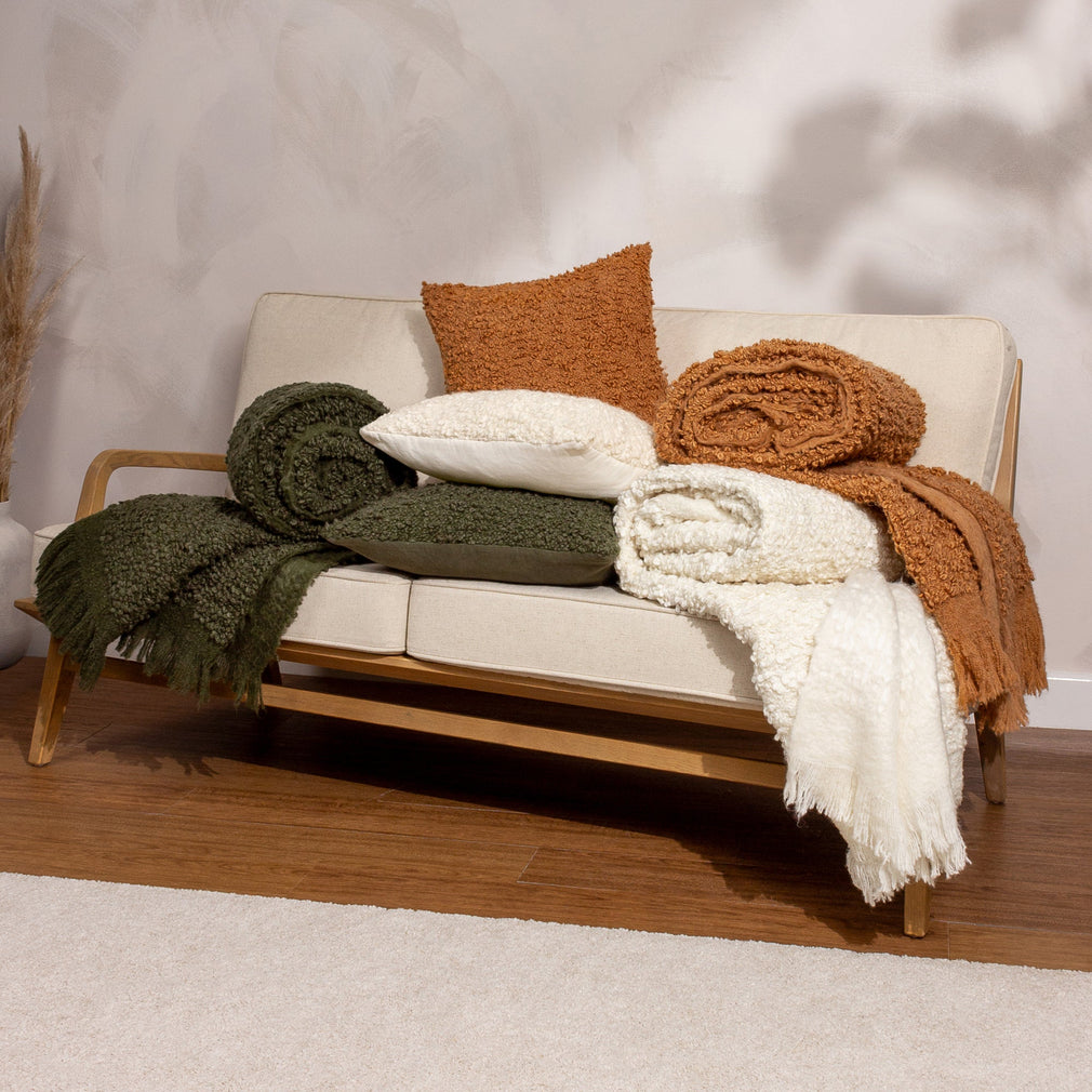 Dundee Ginger - Wool Blend Throw 130x180cm
