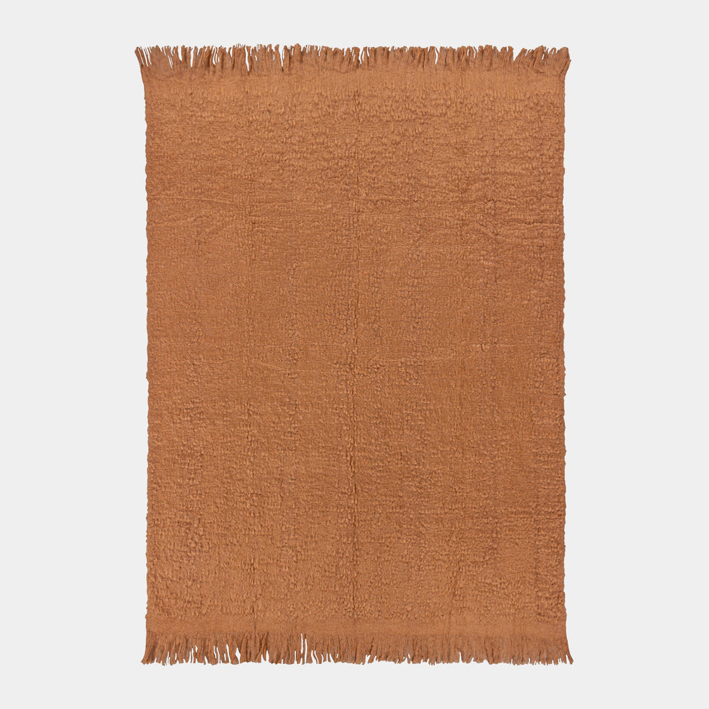 Dundee Ginger - Wool Blend Throw 130x180cm