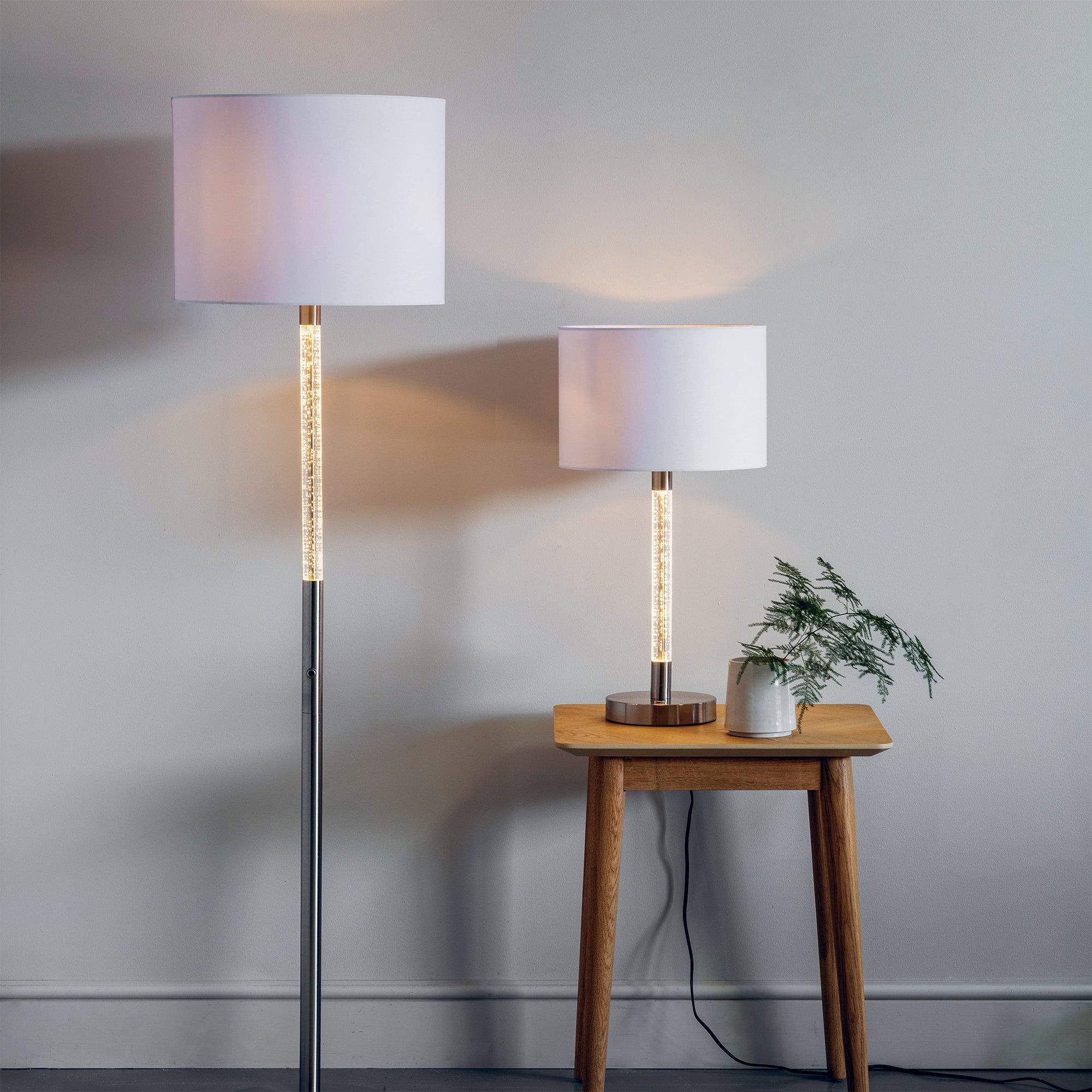 Andrea - Silver Table Lamp