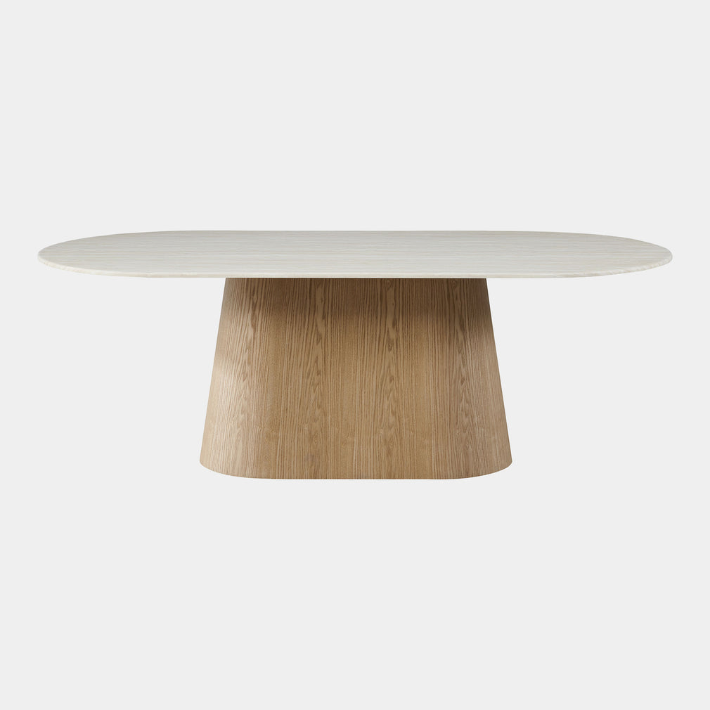 Novara - Marble Effect Dining Table