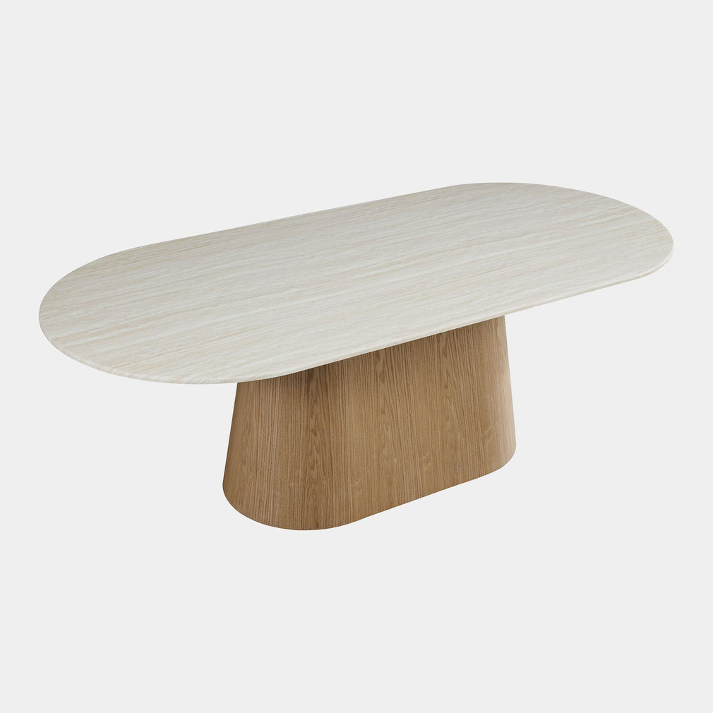 Novara - Marble Effect Dining Table