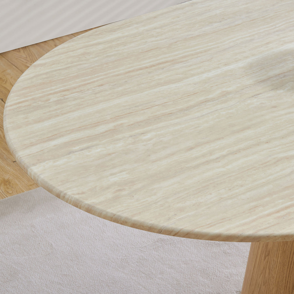 Novara - Marble Effect Dining Table