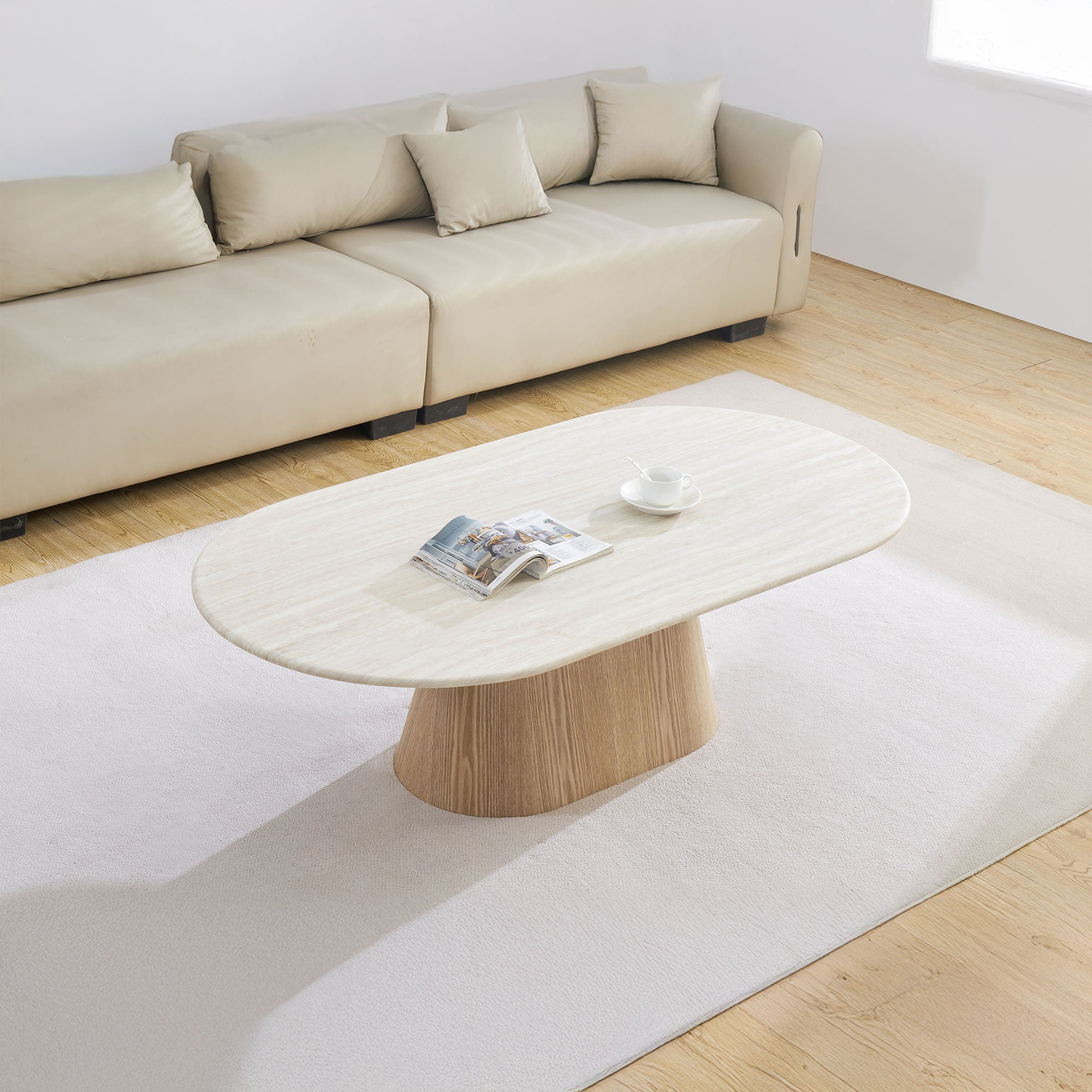 Novara - Marble Effect Coffee Table