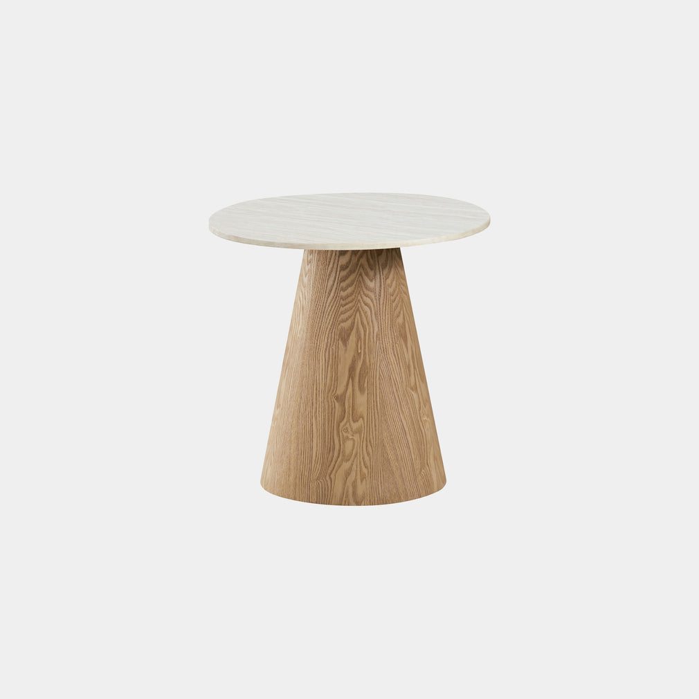 Novara - Marble Effect Lamp Table