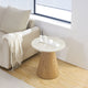 Novara - Marble Effect Lamp Table
