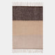 Rawton Brown Ombre - Wool Blend Throw 130x180cm