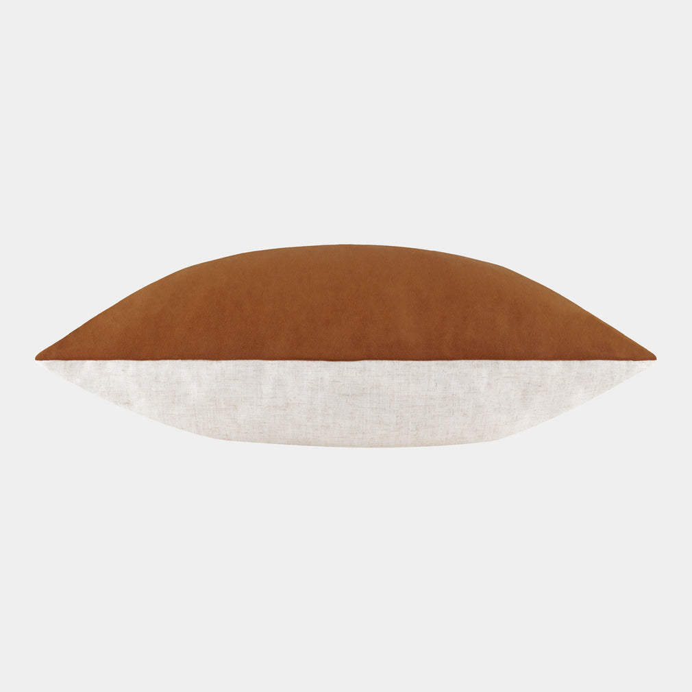 Darland Velvet - Pecan Bolster Cushion 40x60cm