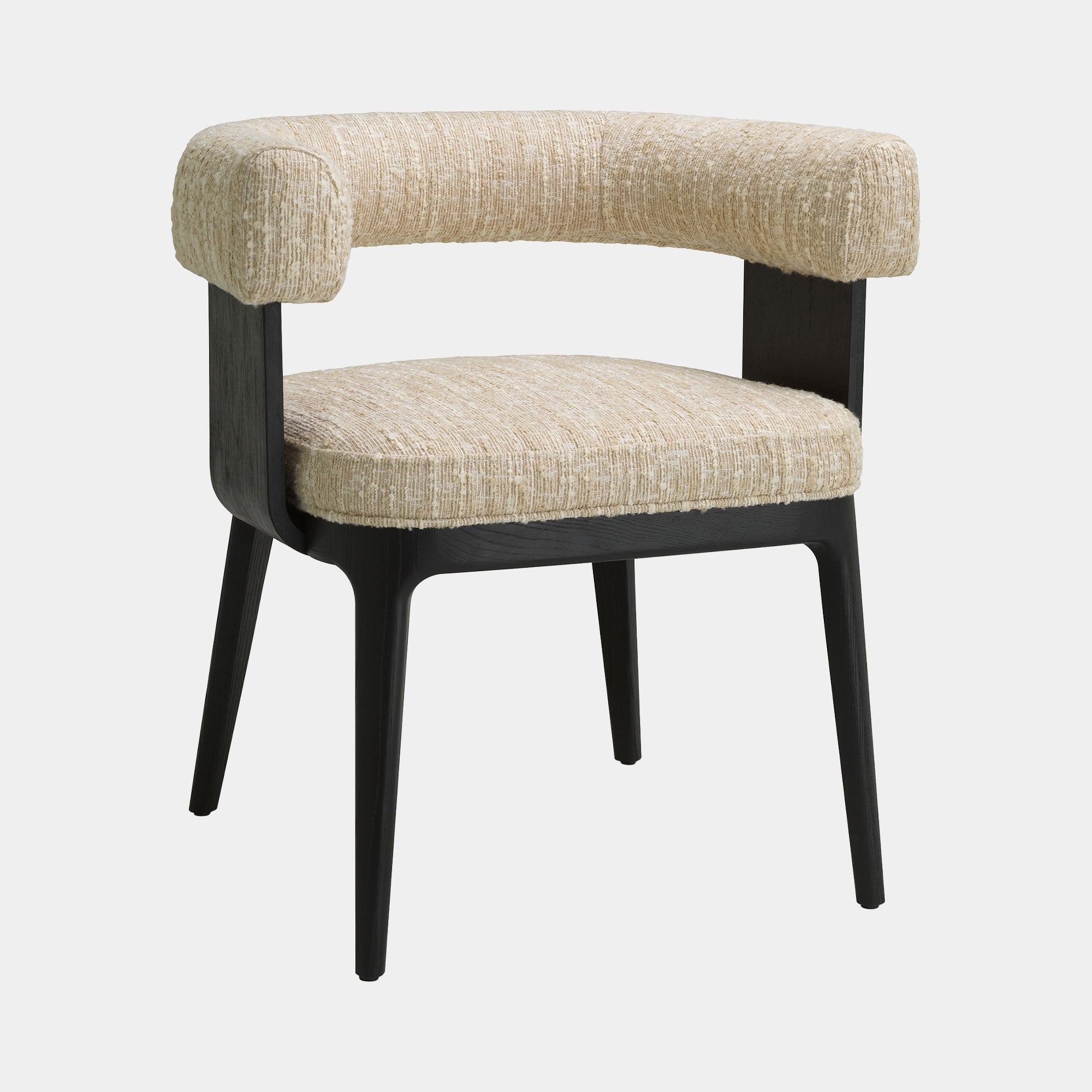 Eichholtz Dubois - Dining Chair, Fabric Fabric Bouclé Sonata Cream